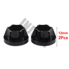 INJORA 2PCS Aluminum Alloy 12mm Wheel Hex Hub for 1/10 RC Crawler 1.9 2.2 Wheel Rim Axial SCX10 Traxxas TRX4 D90