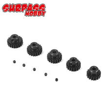 SURPASS HOBBY 5Pcs M1 5mm 11T-15T/15T-19T/18T-22T/ Metal Pinion Motor Gear Set for 1/8 RC Car Truck Brushed Brushless Motor