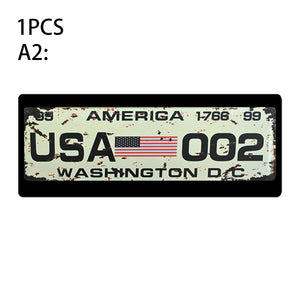 1Pcs RC Custom License Plate Metal Frame Strength Waterproof for 1:10 Tamiya CC01 Axial Scx10 Traxxas Trx-4 Trx4 Crawler Car