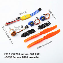 New style A2217/A2212 2200KV / 1000KV Brushless Motor 30A / 40A ESC SG90 9G Micro Servo With T plu for RC Fixed Wing Plane