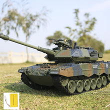 New Boy Smoke Simulation Function RC Toy Tank 2.4G Sound Light Russia T90 German 2A6 Military Main Battle Tank Model With Bullet