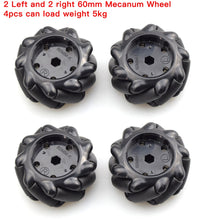 Moebius 60/80/96mm High Hardness Plastic Mecanum Wheel Omni-directional Smart Robot Car with 6mm hubs for Arduino DIY STEM Toy