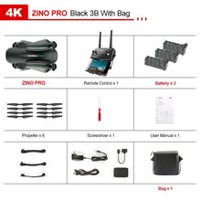 Hubsan Quadcopter ZINO PRO GPS 5G WiFi 4KM FPV with 4K UHD Camera 3-Axis Gimbal Sphere Panoramas RC Drone Quadcopter RT