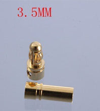 40pcs/lot 2.0mm 3.0mm 3.5mm 4.0mm 5.5mm 6.0mm 8.0MM Gold Bullet Banana Connector plug for ESC Lipo RC battery Plugs (20 pair)