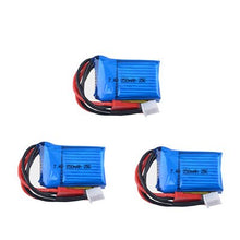 2 3 pcs 7.4V 250mAh 25C 2S Short Card li-po Battery For Mini Remote Control Car 1/35 Rc Mini Helicopter