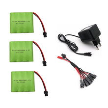 4.8V 2400mAh Ni-MH Battery With 5 in 1 Charger For Remote Control Toys Lighting Electric Tool AA Group RC TOYS Battery Group