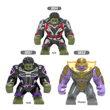 16pcs/set The Avengers Heroes DIY Model Building Blocks Kit Hulk Batman Thanos Thor Assembling Bricks Toys Kids with Legoinglys