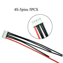 5pcs Lipo 2S 3S 4S 5S 6S Battery Balancing Changer Wire Line Cable JST-XH JST XH Connector Adapter Plug 22AWG 100mm 10cm