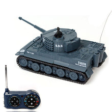 JSXuan Simulation German RC Tiger Tank 14 CH 1:72 Remote Control Simulated Panzer Mini RC Tanks For Child Toy kids gift