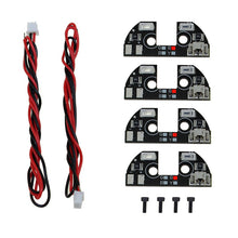 4pcs 5V LED Night Navigation Light High Power Light Rack LED Board with Cable for FPV Quadcopter F330 F450 F550 RC Drone