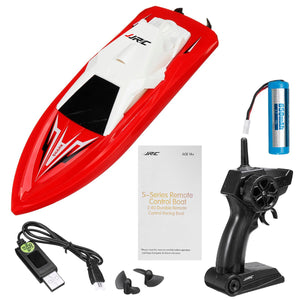 1:47 Remote Control Boats Twin Motor High Speed Long Lasing 2.4G 30kmh RC Racing Boat Toys for Children Kids