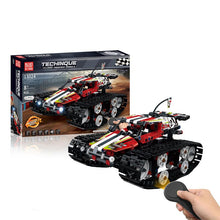 EBOYU(TM) 410pcs 2.4Gh Block Tank 2CH DIY Building Bricks Block Racing Tank 13023/24 DIY RC Racer Tank Educational RC Tank Toy