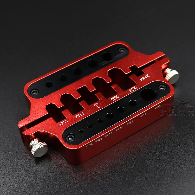 RC metal mini red soldering tool holder model car drone marine welding tool T plug connector XT60 XT90