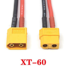 （ 10cm / 100mm ) 1 pair of XT60 Battery Male Female Connector Plug with Silicon 14 AWG Wire for 7.4v 11.1v 14.8v 22.2v battery