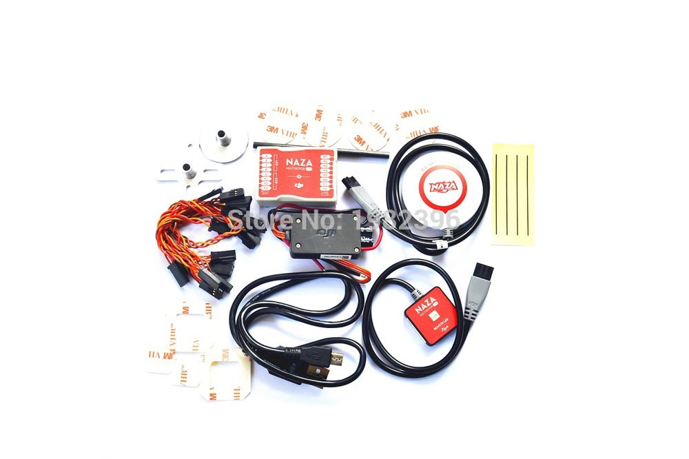 Original Naza M Lite Flight Controller Board w/ PMU + LED + Cables + M8M GPS w/ Stand For Quacopter Multicopter