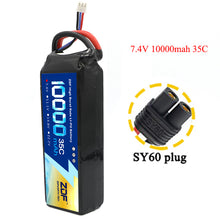 ZDF RC Car Lipo Battery 2S 3S 7.4V / 11.1V 10000mah 35C Max 70C XT90 / XT60/ T Plug For Rc Airplane Traxxas Car RC Truck