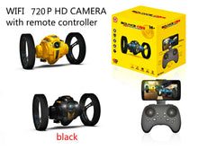 WiFi RC Prank Stunt i Toy High Speed Video Remote Control Jumping Car LED Headlight Smart Bounce Racer Christmas Gift Camera