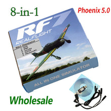 22 in 1 RC Flight Simulator 8in1 USB Simulation for Realflight Support G7.5 G7 G6.5 G5 Flysky FS-I6 TH9X Phoenix5