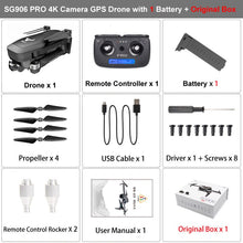 SG906 PRO GPS Drone With 2-axis Anti-shake Self-stabilizing Gimbal WiFi FPV 4K Camera Brushless Drone Quadcopter VS F11 ZEN K1