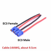 EC3 EC5 To T Deans Plug XT60 Connector Adapter Deans plug 12AWG 14AWG cable wire for RC Lipo ESC Motor Drone