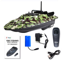 Flytec V007 Intelligent 500m Control Fishing Finder Bait RC Boat Fishing Boat 4.8km/h Double Motor with LED Boat Searchlight