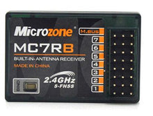 MicroZone MC6C Remote Control With Mini MC6RE/MC7RB 2.4G Receiver For SU27 Fixed Wing Aircraft RC Drone