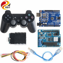 Bluetooth, WiFi, Handle Robot Car Arm Controller Kit for Arduino with UNO R3, Motor Driver Board, WiFi Module, Bluetooth Module