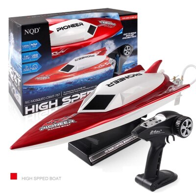 Large High Speed RC Boat Toy 5018 50CM 2.4G RC Remote Control Racing Boat Speedboat Ship with Water Cooling System for Kids Gift