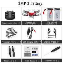 RC Drone Quadcopter With 1080P Wifi FPV Camera RC Helicopter 20-25min Flying Time Professional Dron 720p Quadcopter Drone
