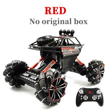 1:12 2.4G RC Car with Mecanum Wheel High Speed 4WD Drift Climbing Remote Control Stunt Car Deformation Off-Road Vehicle Toy