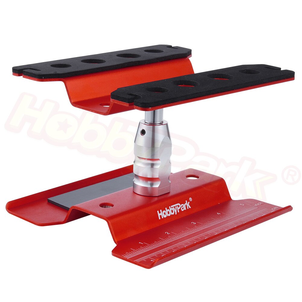 Aluminum Alloy RC Car Work Stand Repair Workstation 360 Degree Rotation Lift Or Lower For 1/8 1/10 Scale Models