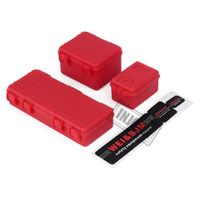 INJORA 3Pcs Plastic Storage Box Decoration Tool for 1/10 RC Crawler Car Axial SCX10 90046 Traxxas TRX-4 TRX-6 MST Recat