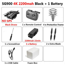 SG900-S SG900 Profissional Drone with Camera 1080P 4K HD GPS WiFi FPV 20Min Flight Time Wide Angle RC Quadcopter Helicopter Toys