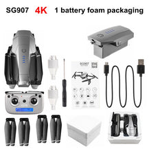 SSTI-VSG SG907 Pro GPS Drone with 4K HD Adjustment Camera Wide Angle 5G WIFI FPV RC Quadcopter Professional Foldable Dron E520S