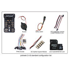 Pixhawk 2.4.8 PX4 PIX 32 Bit Flight Controller+M8N GPS+ 433/915Mhz 100/500mw Radio Telemetry+Safety Switch+Buzzer+rgb+I2C+ 4G SD