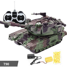 M1A2 Wireless Remote Control Tank Can Launch Bullets to Battle Charged Tracked Off-road Vehicle Boys and Children's Toys Gif