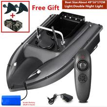 New Function Fixed Speed Cruise Remote Control Fishing Finder Boat 1.5KG 500M Dual Night Light Lure Fishing Smart RC Bait Boat