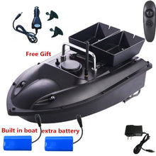 Double hopper 500M Distance Double LED Night Light RC Fishing Bait Boat Fixed speed Cruise Automatic Feed Fishing Bait Boat Toy