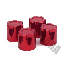 INJORA 4PCS Aluminium RC Car Wheel Rim Center Cap M4 Nut for 1/10 RC Crawler Traxxas TRX4 Axial SCX10 90046 D90 Tamiya MST