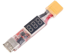 1pcs 2S-6S Lithium Battery Charger Converter T-Plug XT60 Plug With Voltage Display for iphone Ipad HTC