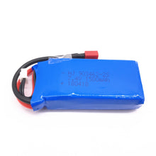 Limskey Upgrade to 3000mAh (2*1500mah) Rc Lipo Battery 2S 7.4V 1500mah 25C for Wltoys 12428 12423 1:12 RC Car 9125 Spare parts