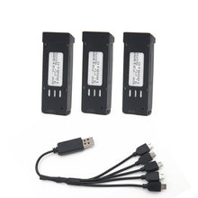 3.7V 500mAH E58 JY019 Battery with 5in1 Charger 3.7V 500mAH Battery Spare Parts for Folding 4-axis UAV D30