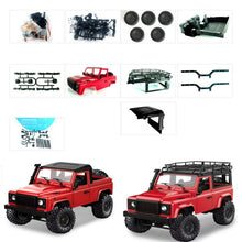 abay 2019 hot MN-D90 1:12 Scale RC Crawler Car 2.4G 4WD Remote Control Truck Toys Unassembled Kit Defender Pickup FH-01