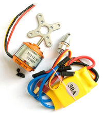 A2212 2200KV Brushless Motor 30A ESC Motor 6035 Propeller SG90 9G Micro Servo for RC Fixed Wing Plane Helicopter