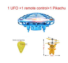 Mini Flying UFO RC drone Infraed Hand Sensing Helicopter Anti-collision Aircraft Flayaball Induction Quadcopter dron Kids Toys