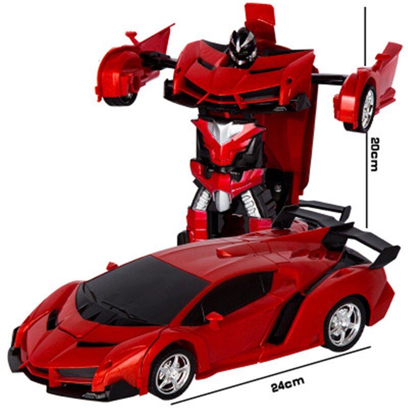 RC Car Transformation Robots Sports Vehicle Model Robots Toys Cool Deformation Car Kids Toys Gifts For Boys Dropshipping