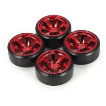 4Pcs RC Drifting Car Tire Set Hard Plastic Hard Tyre Set for Traxxas HSP Tamiya HPI On-road Vehicle Drifting RC Car Toys Parts
