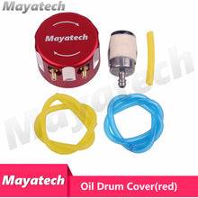 Mayatech CNC Aluminum Alloy Oilcan Cover Gasoline Tank Box Lid Oil Drum Cap Shell Top Adapter Filter for RC Aircraft Fixed Wing