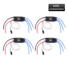4PCS 30A ESC 2-4S Lipo Brushless 30A ESC With 5V / 2A BEC For S500 X500 Quadcopter Safe poweron function Program Setting Items