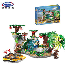 XINGBAO LegoEDS Forest Adventure Series Assembly Forest Survival Model Building Kit Stacking Blocks Bricks Kids Educational Toys